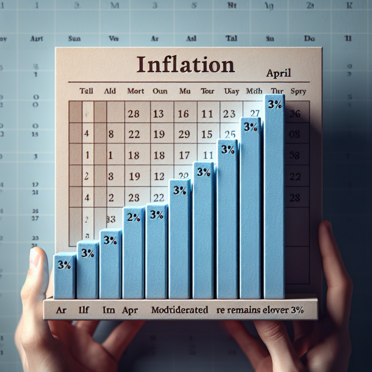 Inflation Moderates in April, Remains Above 3%