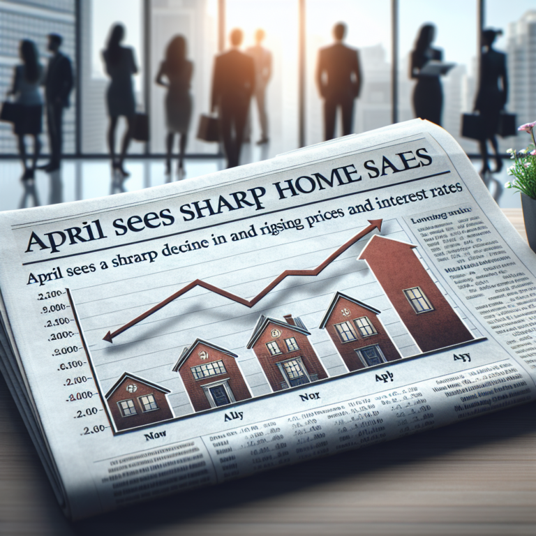 April Sees Sharp Decline in New Home Sales Amid Rising Prices and Interest Rates