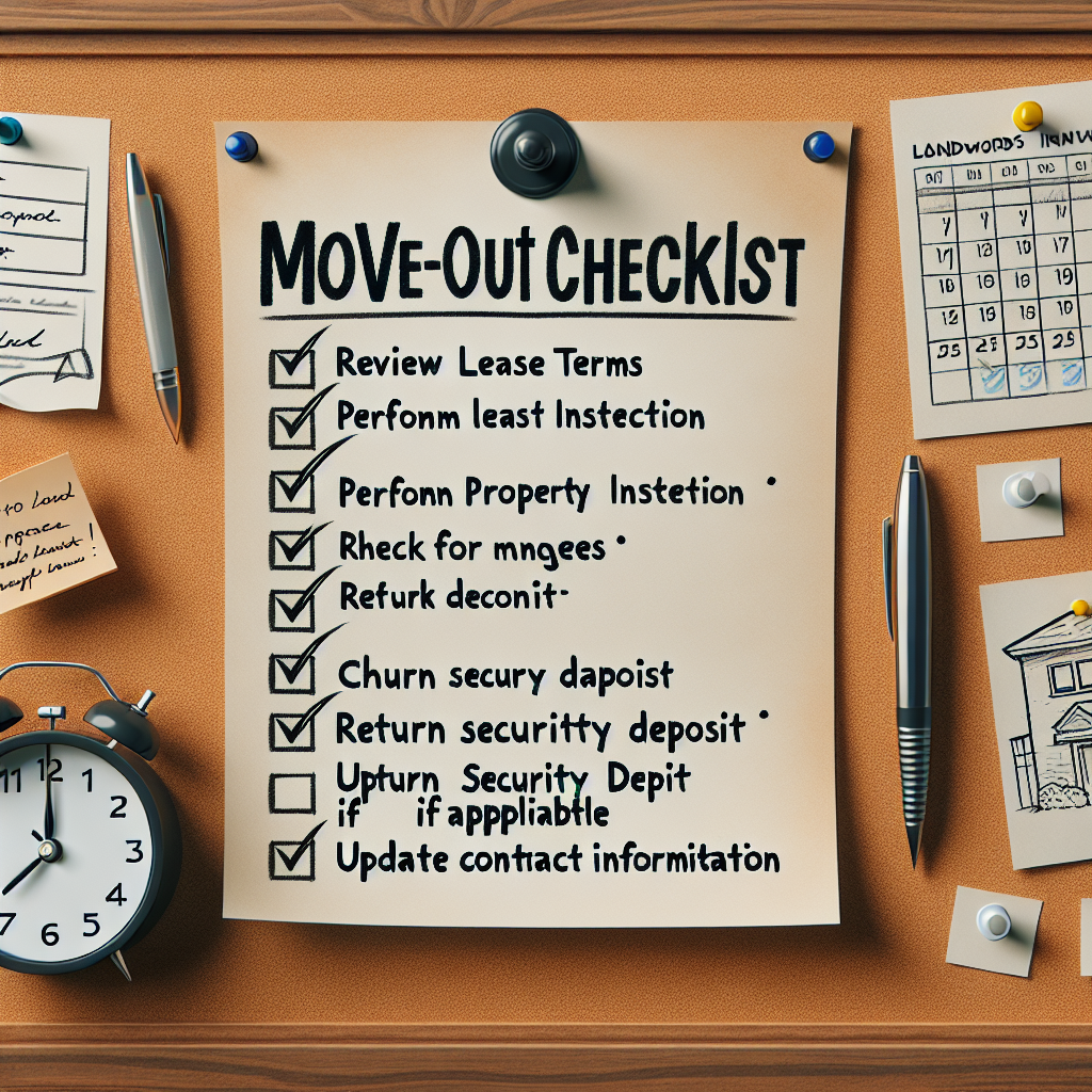 Comprehensive Move-Out Checklist for Landlords