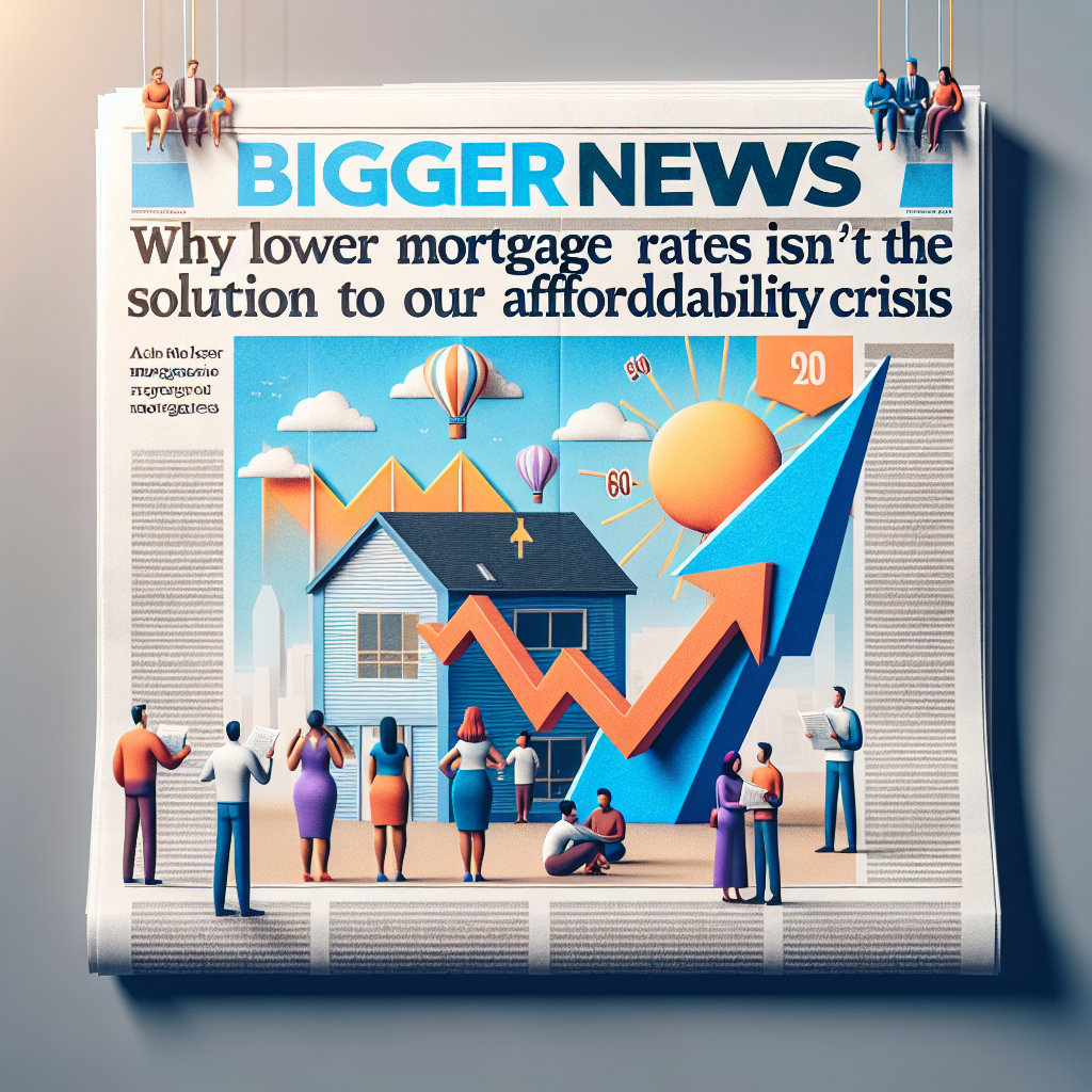 BiggerNews: Why Low Mortgage Rates Aren't the Solution to Our Affordability Crisis