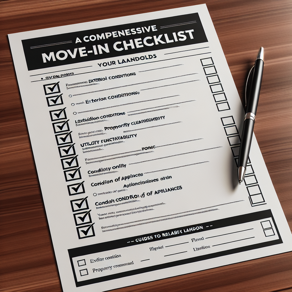 Comprehensive Move-In Checklist for Landlords