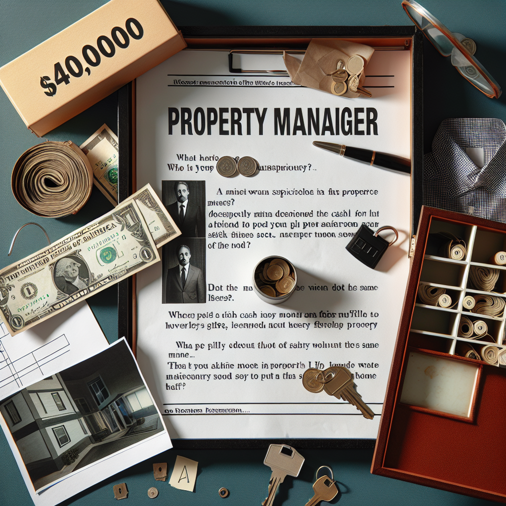 Property Manager Vanishes After Stealing $40K